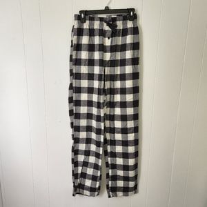 Goodfellow men's black white checkered pajama pants